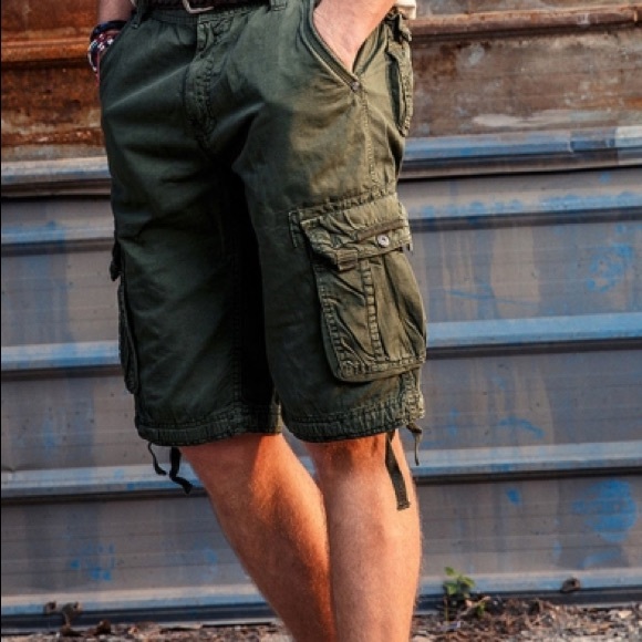Men’s Army Cargo Shorts - Picture 6 of 6
